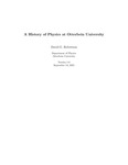 A History of Physics at Otterbein University by David G. Robertson
