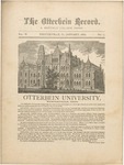 The Otterbein Record January 1882 by Archives