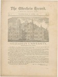 The Otterbein Record April 1881 by Archives