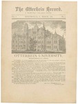 The Otterbein Record March 1881 by Archives
