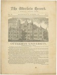 The Otterbein Record October 1881