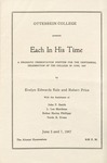 Each In His Time by Otterbein University