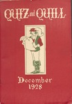 1928 Christmas Quiz & Quill Magazine