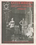 1986 - 1987 Season Brochure by Otterbein University Department of Theatre and Dance