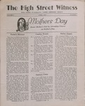 The High Street Witness: April 1952 by Otterbein University