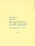 June 7, 1937 Letter Response From President Clippinger to Dr. Shank by Walter Gillan Clippinger and Archives